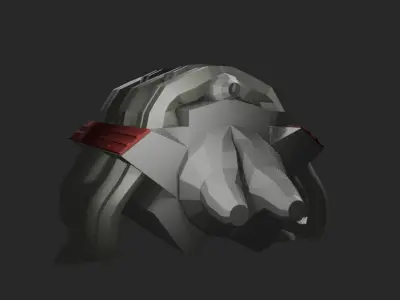V12 Low poly Low-poly 3D model