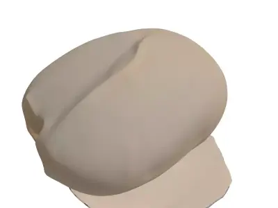 Abstract Ceramic Stone Decorative Sculpture Low-poly 3D model