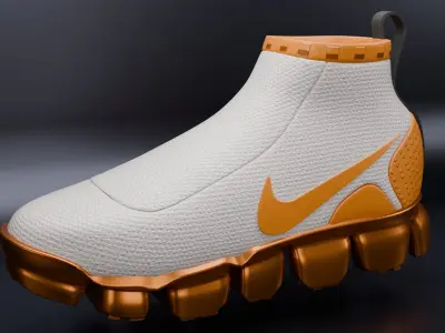 Nike vapor mars - Yellow 3D model