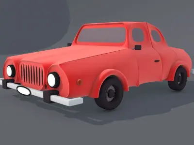 car - Low Poly Low-poly 3D model