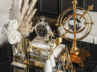 Decorative Set 40 3D model purchase