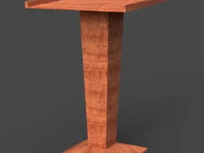 Speech stand 1  Free 3D model