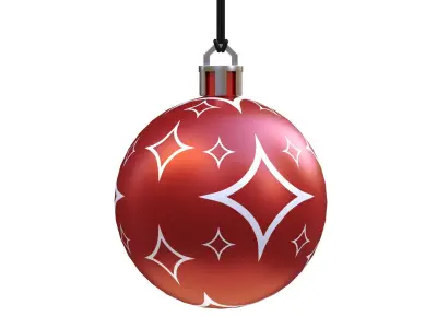 Christmas Ball Collection 04 Low-poly 3D model