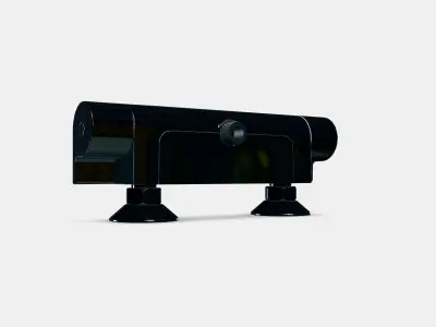 VALLAMOSSE Thermostatic shower mixer Low-poly 3D model