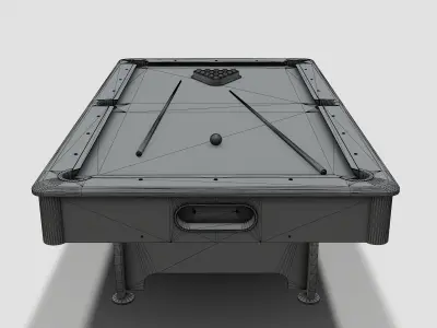 Pool Table Jalano Low-poly 3D model
