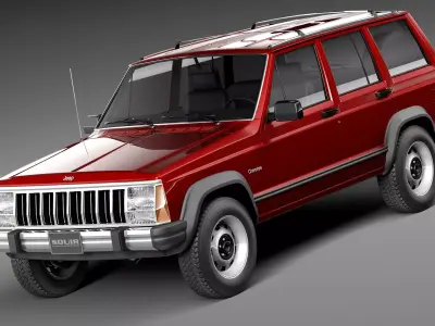 Jeep Cherokee 1984 1996 3D model