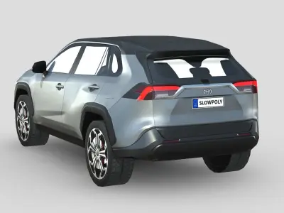 Toyota RAV4 Prime 2021 Low-poly 3D model