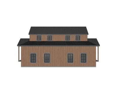 Barndominium House 084 -Archimple LLC 3D model