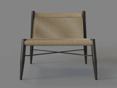 Wrap Jute Chair 3D model