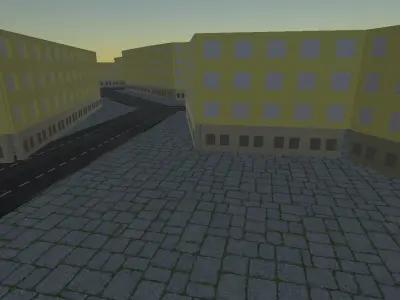 a big city your car game map is here Low-poly 3D model