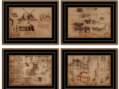 Leonardo Da Vinci  3D model