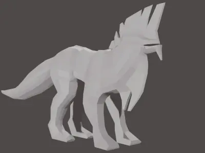  game character  Low-poly 3D model