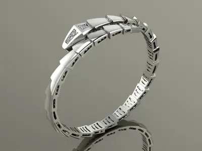 Serpenti Bvlgari Snake Bracelet 3D print model