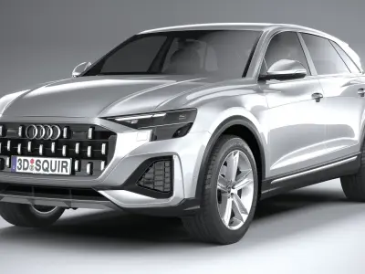 Audi Q8 basic 2024 3D model