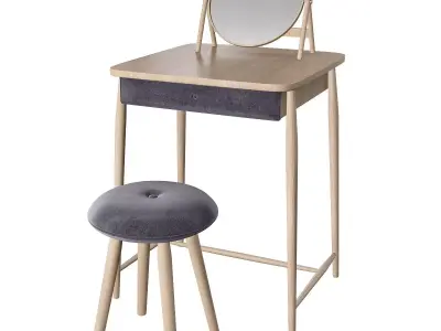 Toilet table 3d model Low-poly 3D model purchase