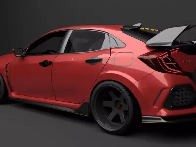 2020 Honda Civic Type r 3D model