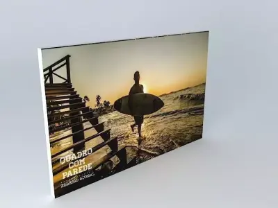 Culture photobook template - surfboard Free 3D model