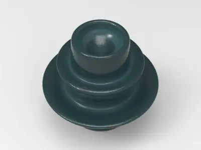 Milo Candleholder Low-poly 3D model