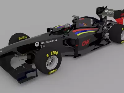 Formula one Super Sport car 3D model
