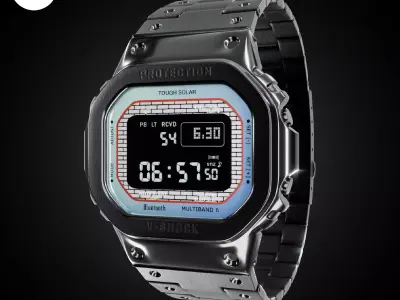 Digital Smart Wrist Watch 3D model