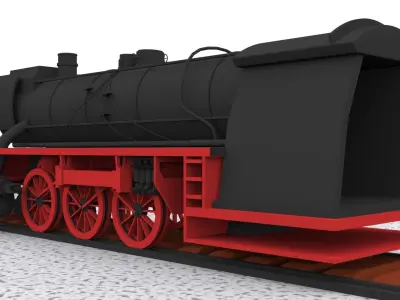 Train Engine Free 3D model