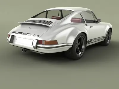 Singer Porsche 911 3D model