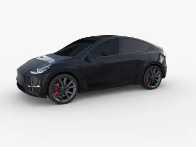 Tesla Model Y Black 3D model