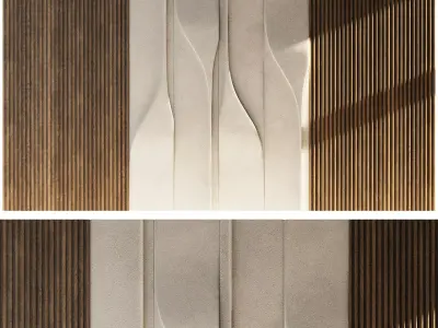 Wall 3D panel 03 3D model