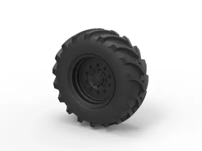 Offroad wheel 5 3D print model