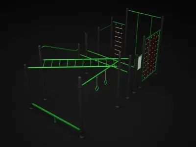 Teenagerr Outdoor Toys Collection 3D Model Pack