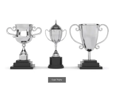 Cups Trophy Collection 3D Model Pack