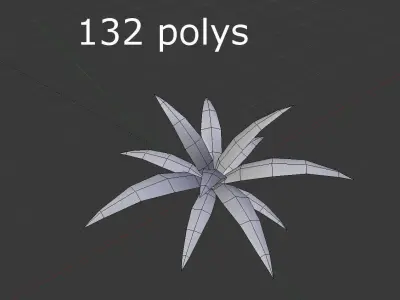 Low poly Plant Low-poly 3D model
