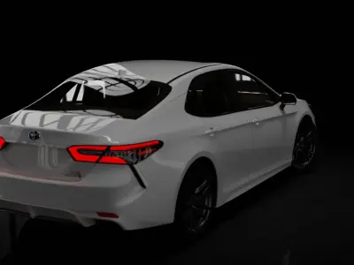 Toyota Camry Hybrid 2022 Rigged 3D model
