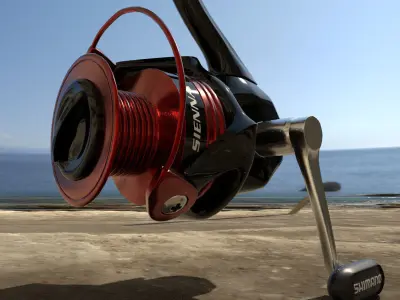 Molinete Shimano Sienna Free 3D print model
