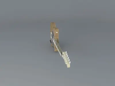 Standerd Telecasterguitar Free 3D model