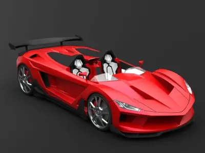 Alena Roadster Concept 3D model