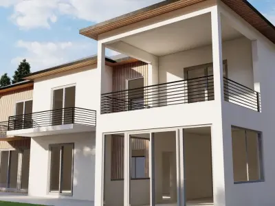 Modern House 18 3D model