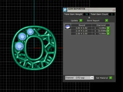 GOLD WEALTH PENDANT 3D PRINTABLE MODEL  3D print model