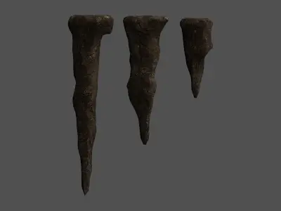 Stalagmite Set - Base 2 Free 3D model