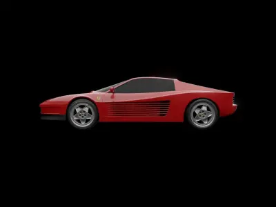 Ferrari  testarossa 3D model