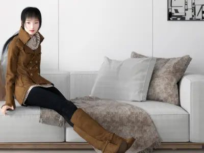 beauty Modern figure 3D model