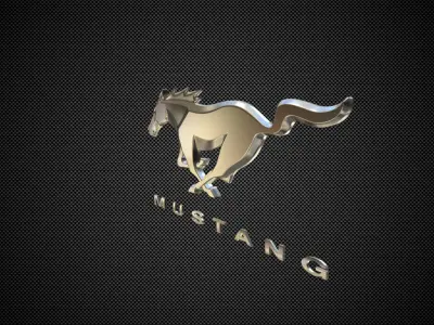 horse logo 3D model V3