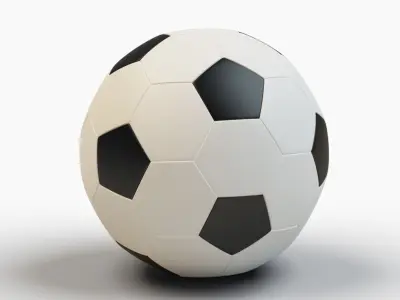 Soccerball soccer ball 3D model purchase