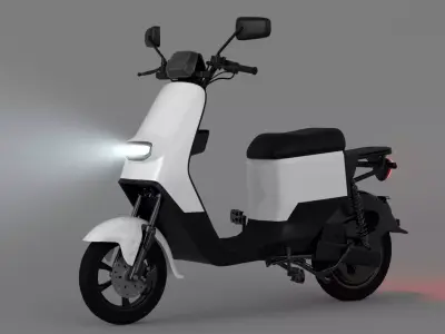Yadea DE3 Electric Scooter moto vehicle bike 3D model