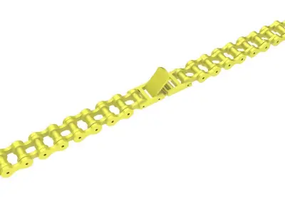 Luxury Link Bracelet Chain 3D Model for Jewelry 4173 3D print model