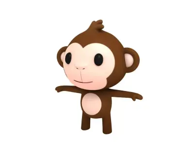 Little Monkey 3D model