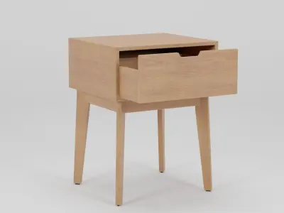 Ventura Nightstand 45x40x60 Low-poly 3D model