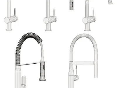 Kitchen faucets GROHE  3D model