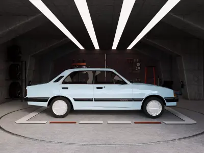 1990 CHEVETTE 3D model