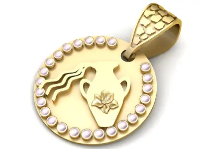 Pendant 3D print model 2